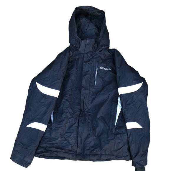 VINTAGE Columbia Shredinator Jacket Black Medium - Picture 2 of 11